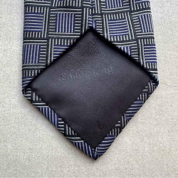 Drakes for Burberry Handmade Silk Tie - Picture 5 of 6